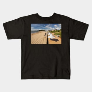 Whitmore Bay, Barry Island Beach, Wales Kids T-Shirt